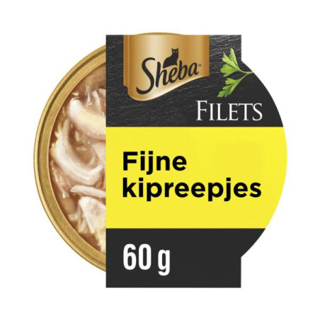 Filets stukjes in saus 60 g kipfilet 