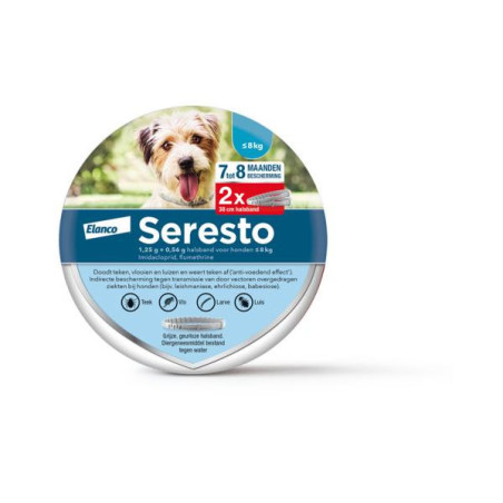 Seresto band kleine hond 2 stuks