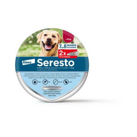 Seresto band grote hond 2 stuks