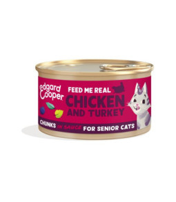 E&c kat senior blik kip/kalkoen 85g