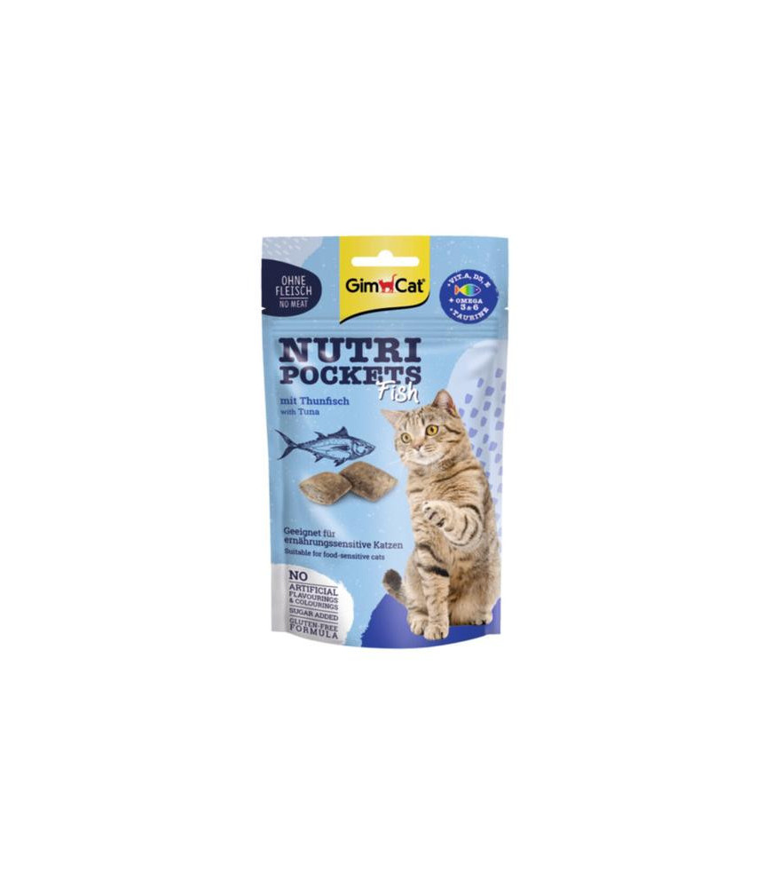 Gimcat nutri pockets tonijn 60gr