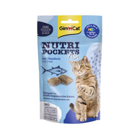 Gimcat nutri pockets tonijn 60gr