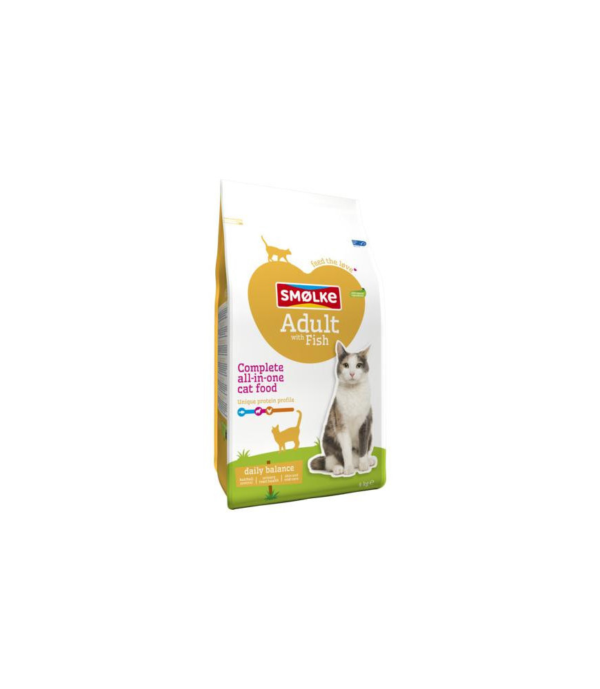 Smolke kat adult vis/rijst 4kg