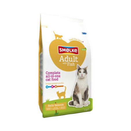 Smolke kat adult vis/rijst 4kg