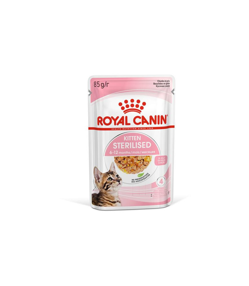 Kitten sterilised jelly 12x85 g