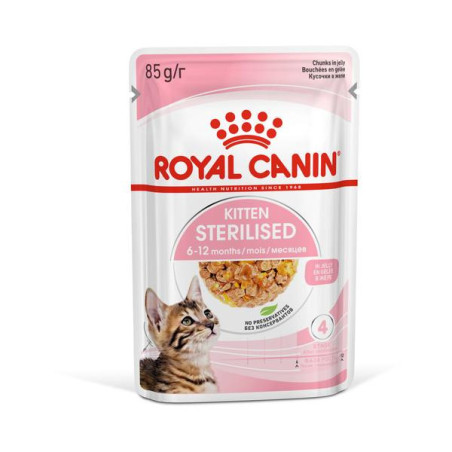 Kitten sterilised jelly 12x85 g