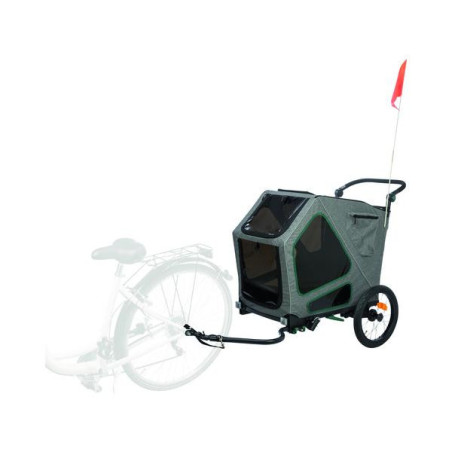 Fietskar grijs/salie sm 64x92x80