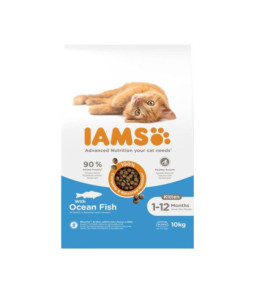 Iams kat kitten vis 10 kg