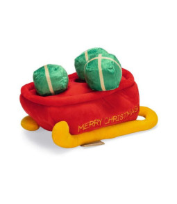 Kerstslee hidenseek rood 23 cm