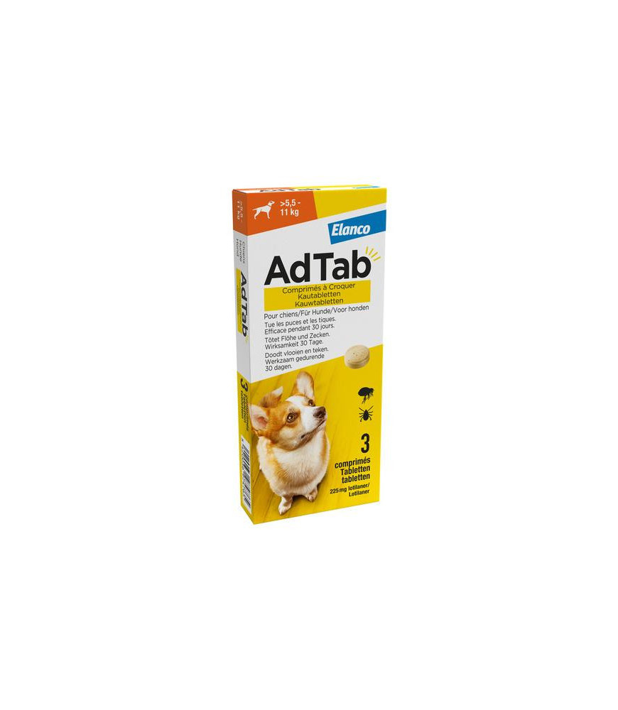 Adtab kauwtablet hond 5.5-11 kg 3st