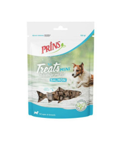 Prins hond treats mini zalm 120gr