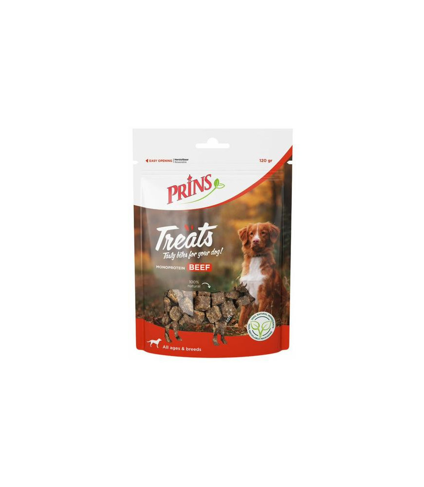 Prins hond treats beef 120gr