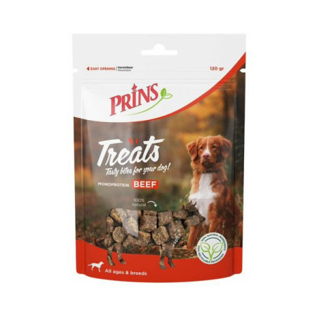 Prins hond treats beef 120gr