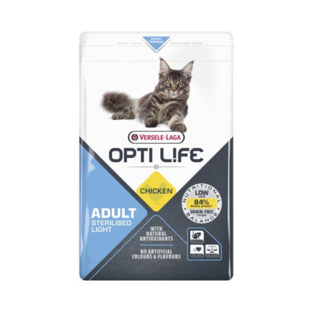 Opti life kat sterilised/light 1kg