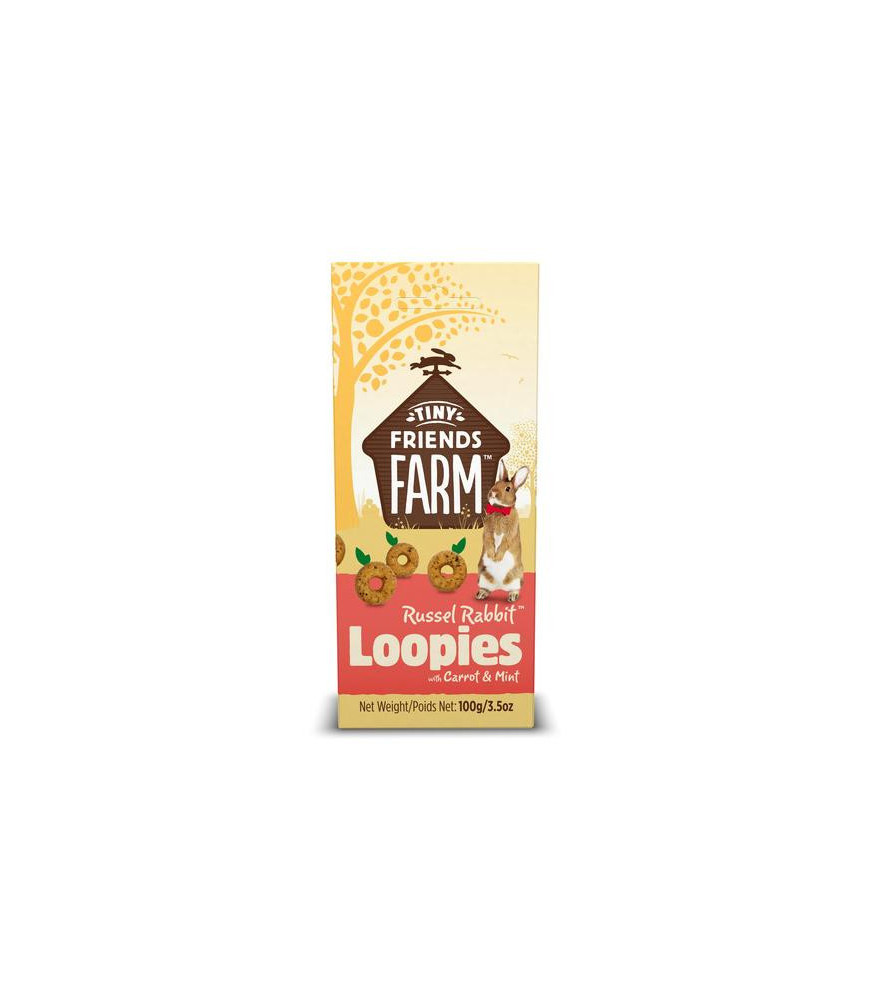 Russel loopies carrot/mint 100gr