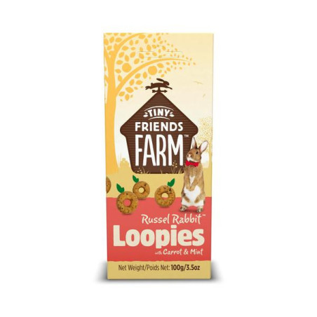 Russel loopies carrot/mint 100gr