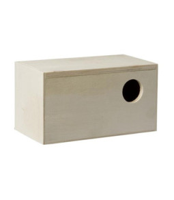 Broedkast recht hout 19x10x10.5 cm