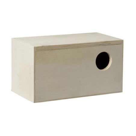 Broedkast recht hout 19x10x10.5 cm