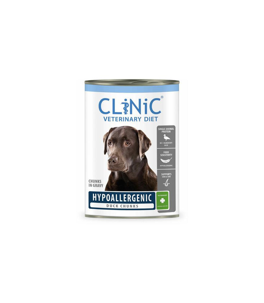 Clinic hond blik eend hypoallergeen