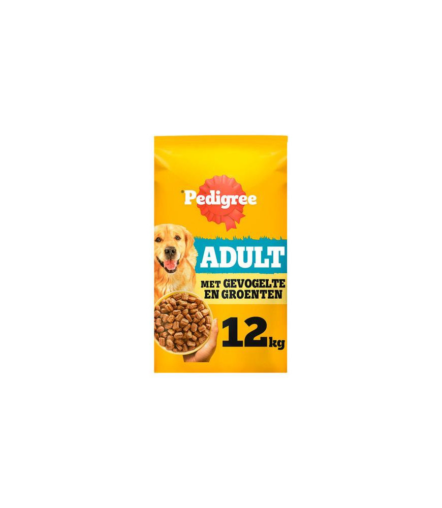 Pedigree droog adult kip/grnte 12kg