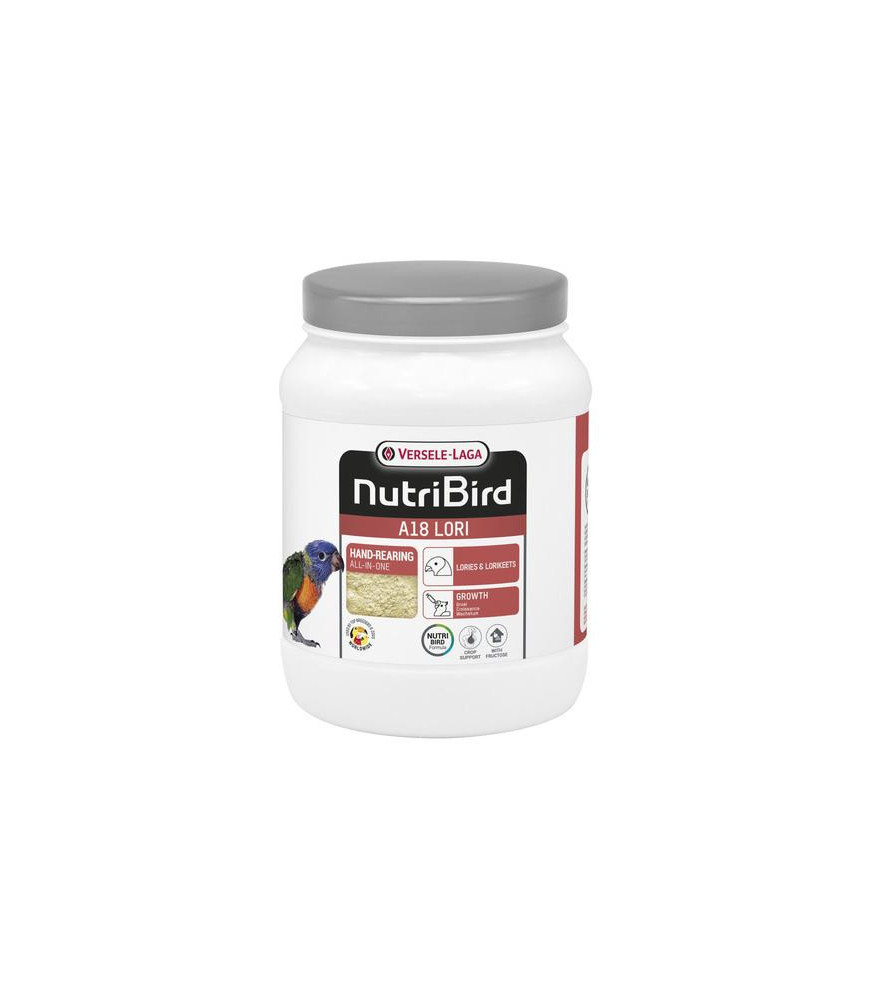 Nutribird a18 lori growth 800gr