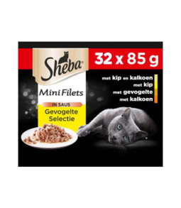 Sheba mp mini filets saus 32x85 st