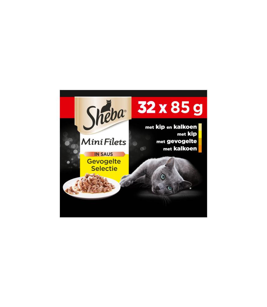 Sheba mp mini filets saus 32x85 st