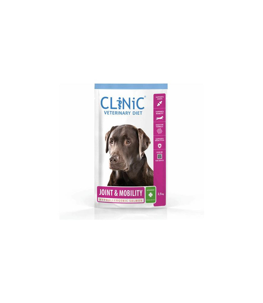 Clinic hond joint/mob zalm 2.5kg