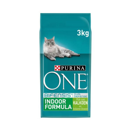 Purina one adult indoor kalkoen 3kg