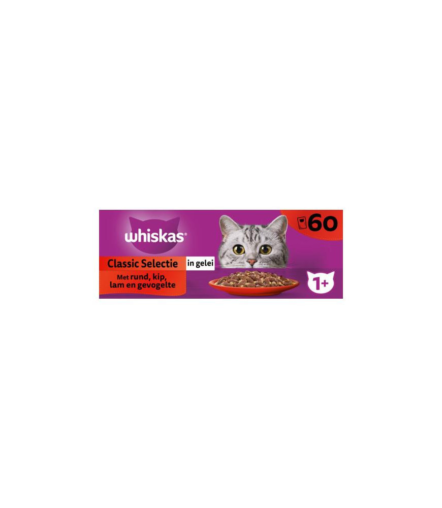 Whiskas mp classic gelei 60st