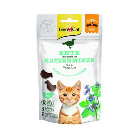 Gimcat crunchy snack eend/catnip