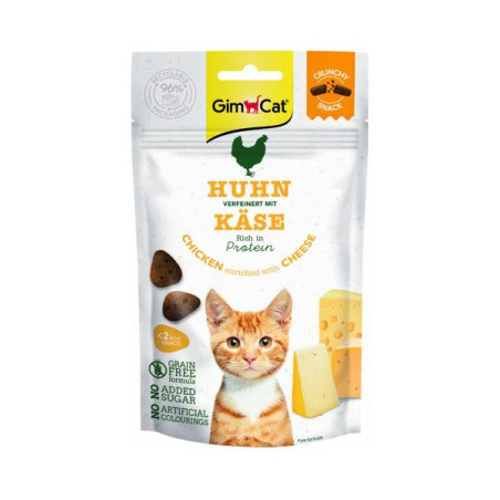 Gimcat crunchy snack kip/kaas