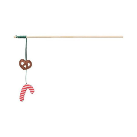 Xmas hengel suikerriet hout 48 cm