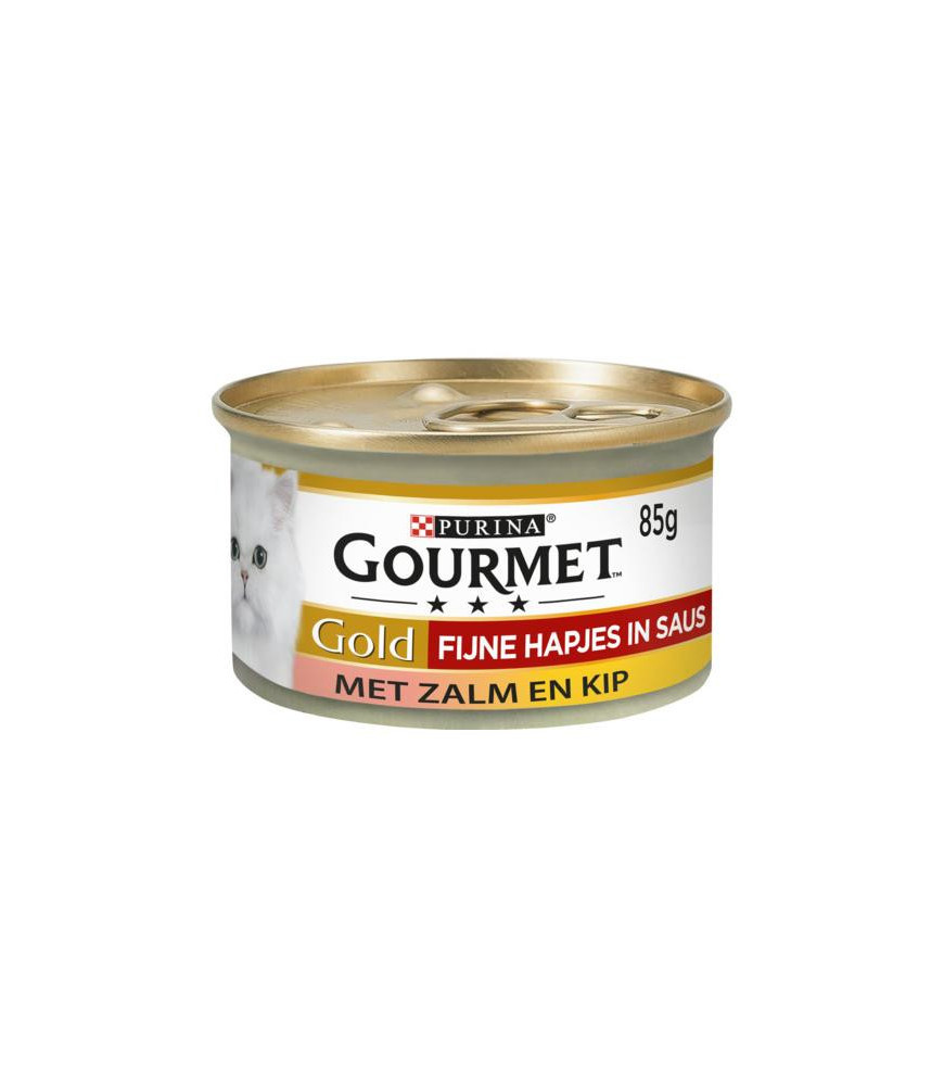 Gourmet gold fijne hapjes zalm/kip