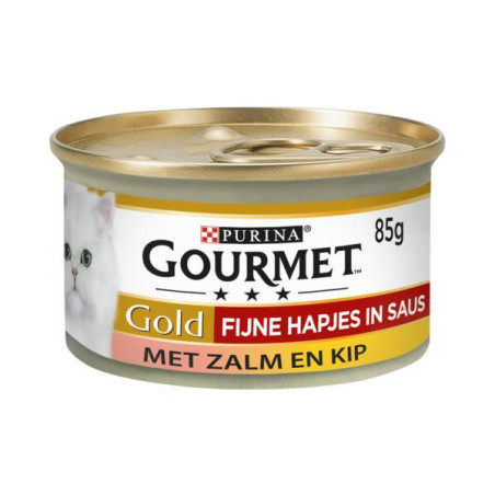 Gourmet gold fijne hapjes zalm/kip