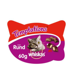 Whiskas temptations rund 60gr