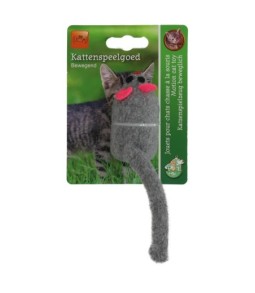 K.splg muis pull-back 7cm grijs