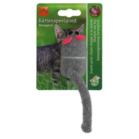 K.splg muis pull-back 7cm grijs