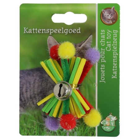 Kattenspeelgoed foamklos+bel 6cm