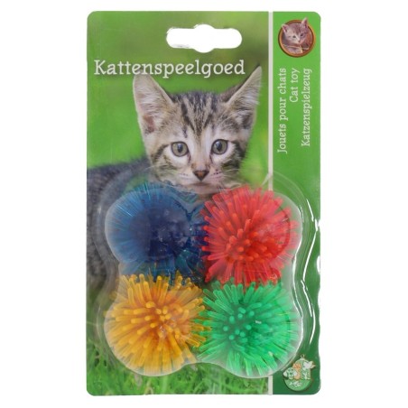 K.splg prikkelbal 4cm ass pak a 4st