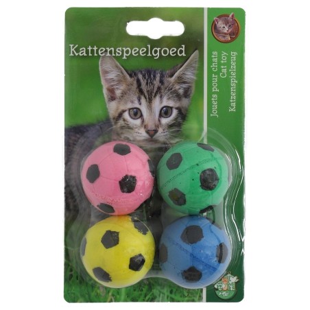 K.splg sponsvoetbal 4cm pak a 4st