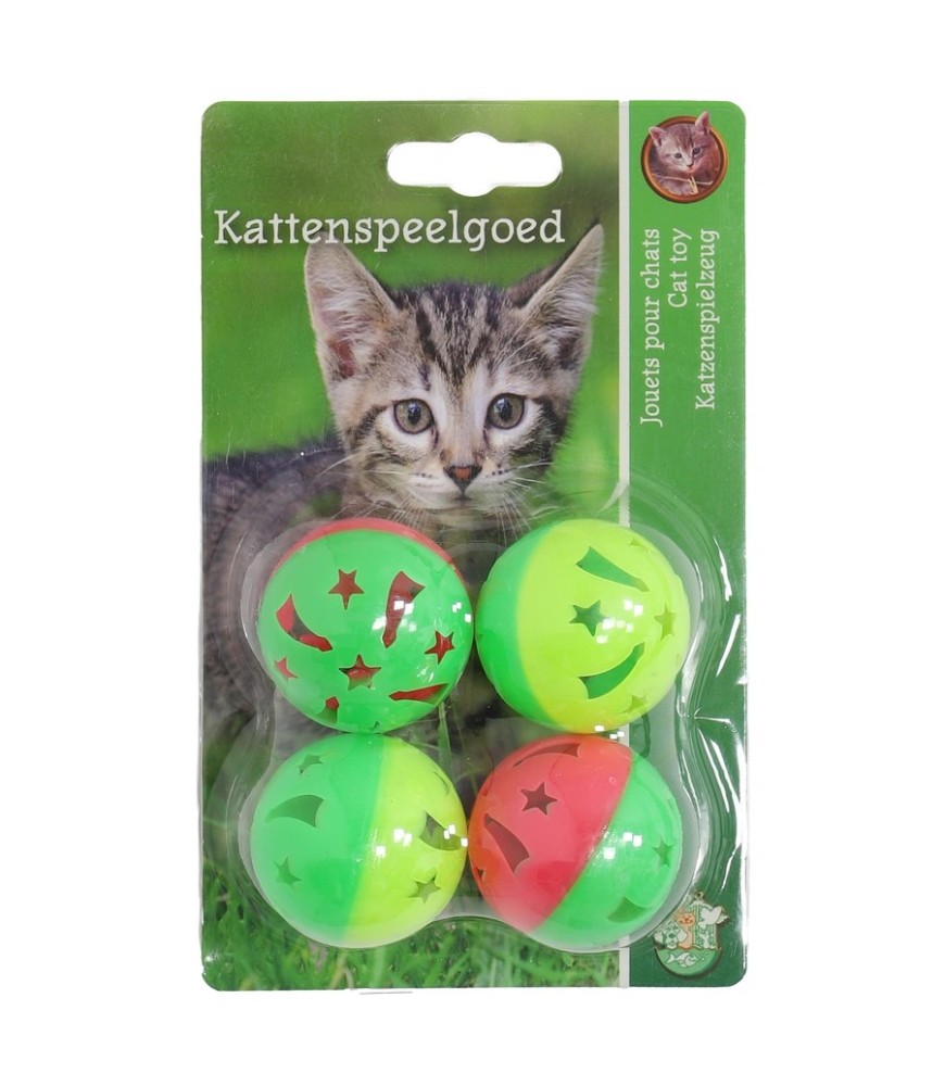 K.splg sterrenbal+bel 4cm pak a 4st