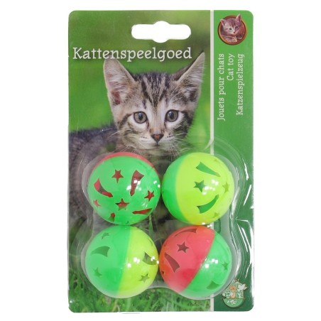 K.splg sterrenbal+bel 4cm pak a 4st