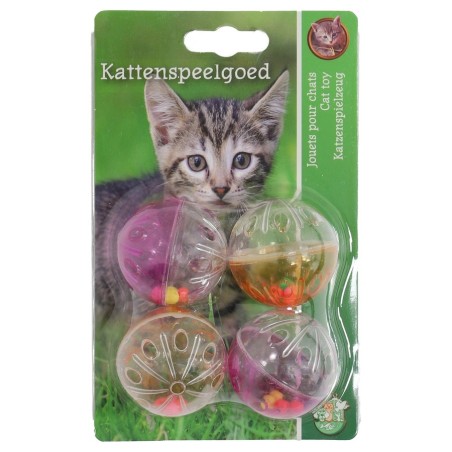 K.splg rammelbal+kralen 4cm a 4st