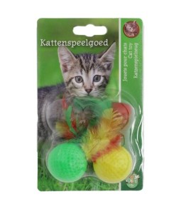 K.splg golfbal+veren 4cm pak a 4st