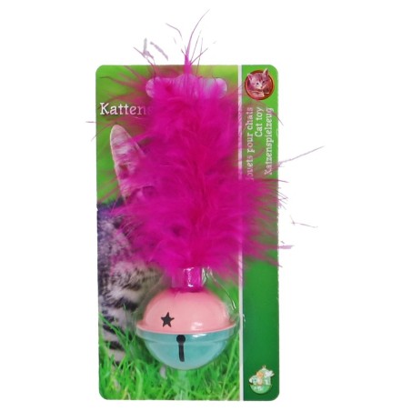 K.splg rammelbal+veren 3.5cm grn/rz