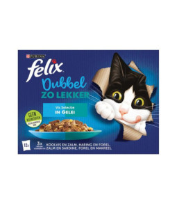 Multipack dubbel zo lekker vis in gelei 12x85 g koolvis|hari