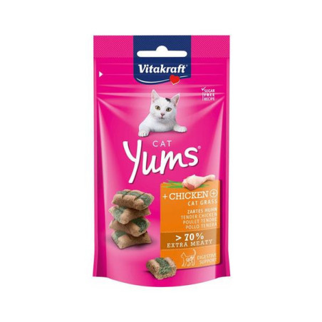 Vita cat yums kip/gras 40gr