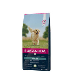 Eukanuba adult l/xl lam/rijst 12kg