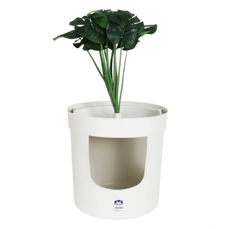 Kattentoilet hidden planter wit